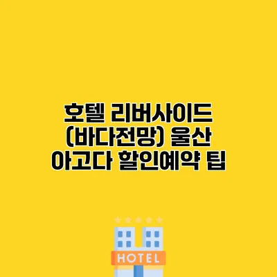 호텔 리버사이드 (바다전망) 울산 아고다 할인예약 팁 호텔 리버사이드 (바다전망) 울산 아고다 할인예약 팁
